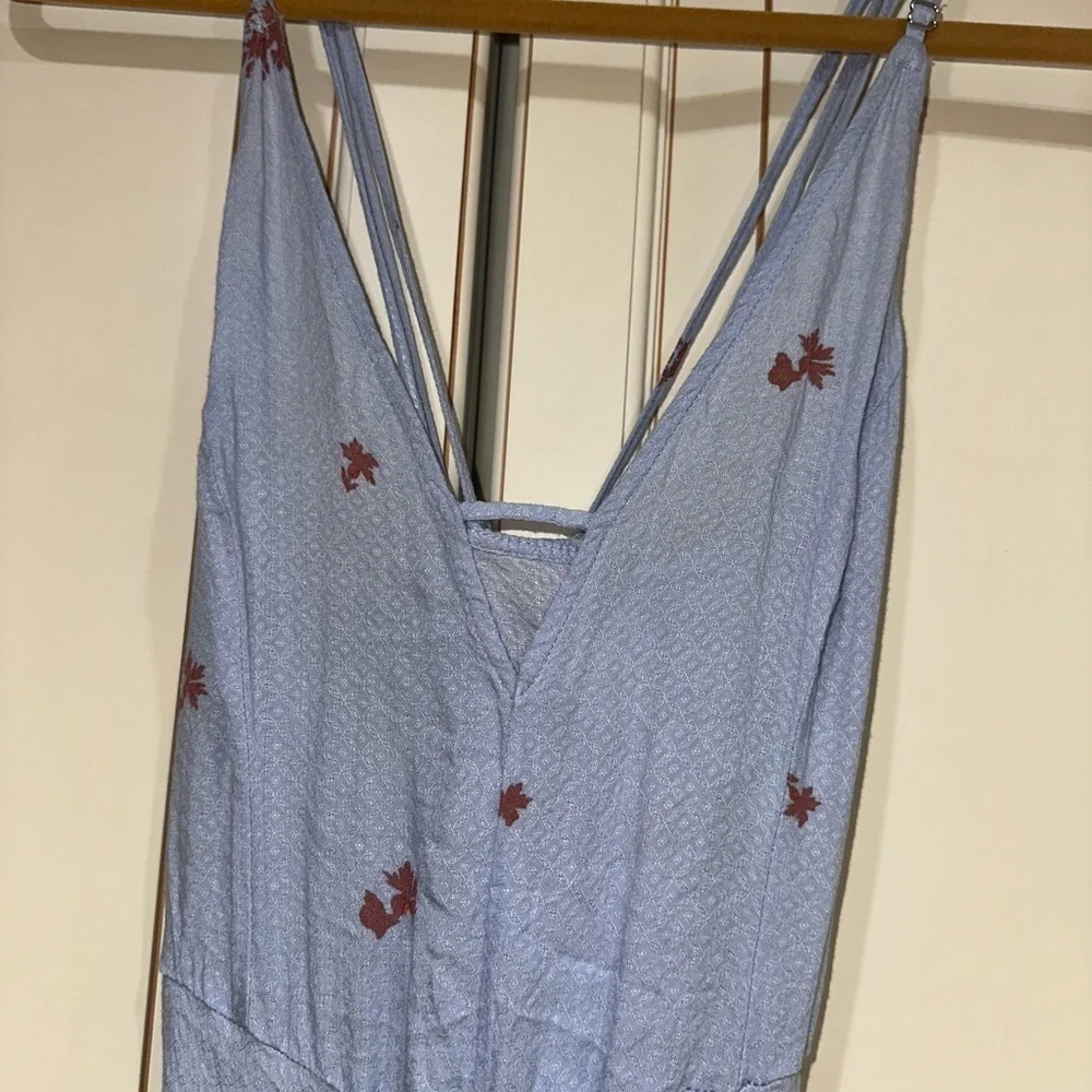 Free People Get To You Floral Maxi Dress Hydrangea Combo (100)